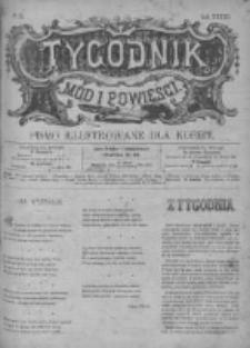 Tygodnik Mód i Powieści. Pismo ilustrowane dla kobiet z dodatkiem Ubiory i Roboty 1891 I, No 15
