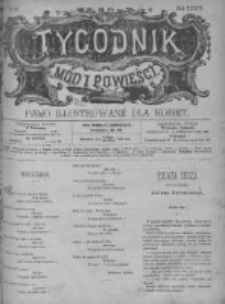 Tygodnik Mód i Powieści. Pismo ilustrowane dla kobiet z dodatkiem Ubiory i Roboty 1891 II, No 22