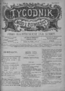 Tygodnik Mód i Powieści. Pismo ilustrowane dla kobiet z dodatkiem Ubiory i Roboty 1891 II, No 24