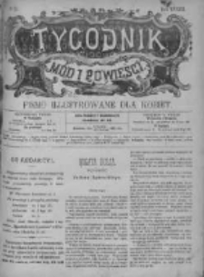 Tygodnik Mód i Powieści. Pismo ilustrowane dla kobiet z dodatkiem Ubiory i Roboty 1891 II, No 25