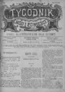 Tygodnik Mód i Powieści. Pismo ilustrowane dla kobiet z dodatkiem Ubiory i Roboty 1891 II, No 26