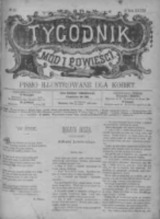 Tygodnik Mód i Powieści. Pismo ilustrowane dla kobiet z dodatkiem Ubiory i Roboty 1891 II, No 27