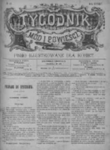 Tygodnik Mód i Powieści. Pismo ilustrowane dla kobiet z dodatkiem Ubiory i Roboty 1891 IV, No 42