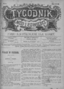 Tygodnik Mód i Powieści. Pismo ilustrowane dla kobiet z dodatkiem Ubiory i Roboty 1891 IV, No 45