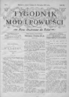 Tygodnik Mód i Powieści. Pismo ilustrowane dla kobiet z dodatkiem Ubiory i Roboty 1898 I, No 6