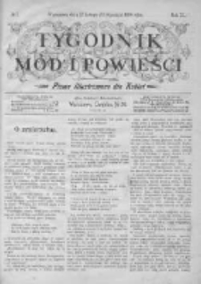 Tygodnik Mód i Powieści. Pismo ilustrowane dla kobiet z dodatkiem Ubiory i Roboty 1898 I, No 7