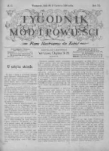 Tygodnik Mód i Powieści. Pismo ilustrowane dla kobiet z dodatkiem Ubiory i Roboty 1898 II, No 25