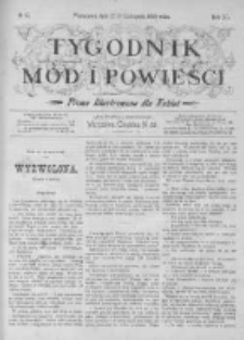 Tygodnik Mód i Powieści. Pismo ilustrowane dla kobiet z dodatkiem Ubiory i Roboty 1898 IV, No 47