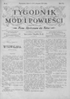 Tygodnik Mód i Powieści. Pismo ilustrowane dla kobiet z dodatkiem Ubiory i Roboty 1898 IV, No 48