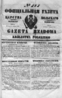 Gazeta Rządowa Królestwa Polskiego 1851 III, No 171