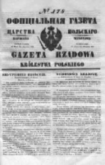 Gazeta Rządowa Królestwa Polskiego 1851 III, No 178