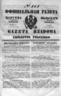 Gazeta Rządowa Królestwa Polskiego 1851 III, No 181