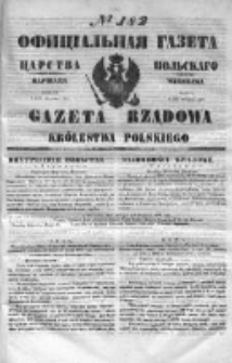 Gazeta Rządowa Królestwa Polskiego 1851 III, No 182