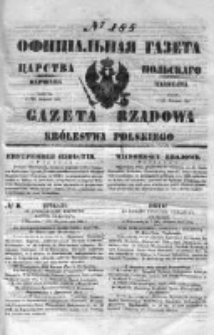 Gazeta Rządowa Królestwa Polskiego 1851 III, No 188