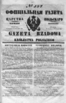 Gazeta Rządowa Królestwa Polskiego 1851 III, No 197
