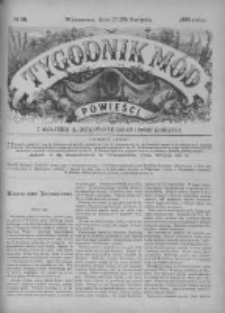Tygodnik Mód i Powieści. Pismo ilustrowane dla kobiet z dodatkiem Ubiory i Roboty 1885 III, No 35