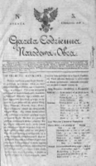 Gazeta Codzienna Narodowa i Obca 1818 IV, Nr 3