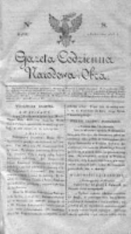 Gazeta Codzienna Narodowa i Obca 1818 IV, Nr 8
