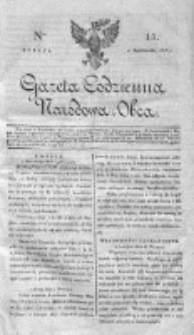 Gazeta Codzienna Narodowa i Obca 1818 IV, Nr 15
