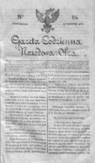 Gazeta Codzienna Narodowa i Obca 1818 IV, Nr 16