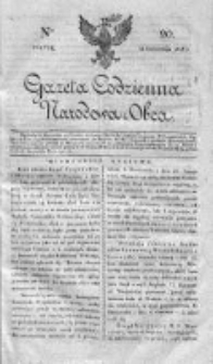 Gazeta Codzienna Narodowa i Obca 1818 IV, Nr 20