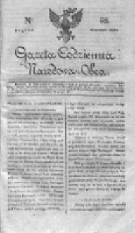 Gazeta Codzienna Narodowa i Obca 1818 IV, Nr 38