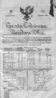 Gazeta Codzienna Narodowa i Obca 1818 IV, Nr 43