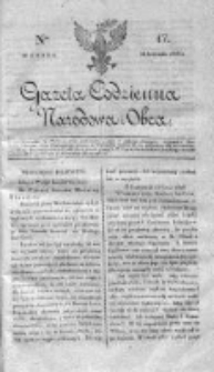 Gazeta Codzienna Narodowa i Obca 1818 IV, Nr 47