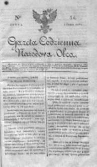 Gazeta Codzienna Narodowa i Obca 1818 IV, Nr 54