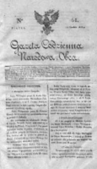 Gazeta Codzienna Narodowa i Obca 1818 IV, Nr 61