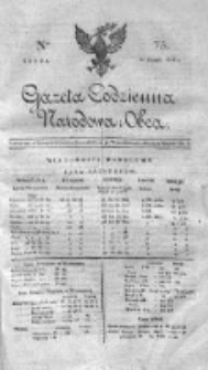 Gazeta Codzienna Narodowa i Obca 1818 IV, Nr 75