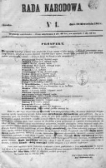 Gazeta Narodowa 1848 I, Nr 1