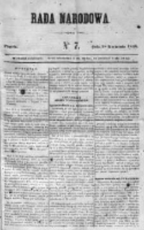 Gazeta Narodowa 1848 I, Nr 7
