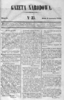 Gazeta Narodowa 1848 I, Nr 35