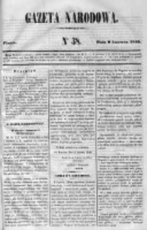 Gazeta Narodowa 1848 I, Nr 38
