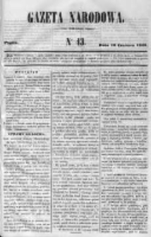 Gazeta Narodowa 1848 I, Nr 43