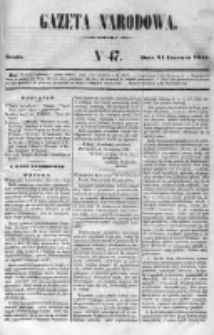 Gazeta Narodowa 1848 I, Nr 47