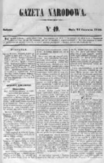 Gazeta Narodowa 1848 I, Nr 49