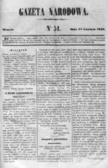 Gazeta Narodowa 1848 I, Nr 51