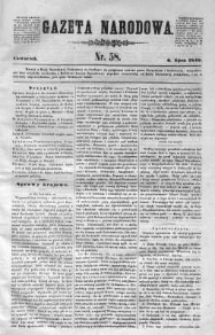 Gazeta Narodowa 1848 III, Nr 58