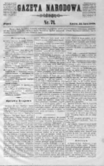 Gazeta Narodowa 1848 III, Nr 71