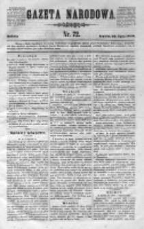 Gazeta Narodowa 1848 III, Nr 72