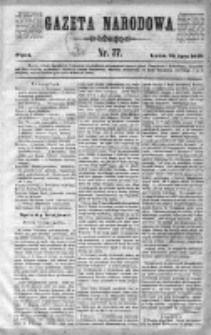 Gazeta Narodowa 1848 III, Nr 77
