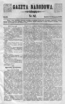 Gazeta Narodowa 1848 III, Nr 87