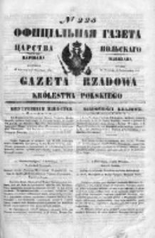 Gazeta Rządowa Królestwa Polskiego 1850 IV, Nr 225