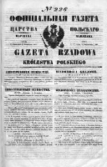 Gazeta Rządowa Królestwa Polskiego 1850 IV, Nr 226