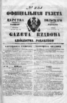 Gazeta Rządowa Królestwa Polskiego 1850 IV, Nr 231