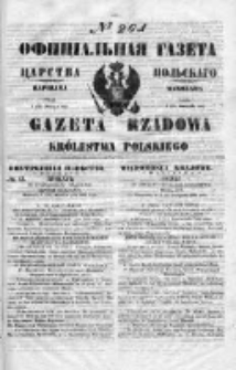 Gazeta Rządowa Królestwa Polskiego 1850 IV, Nr 261