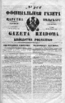 Gazeta Rządowa Królestwa Polskiego 1850 IV, Nr 266