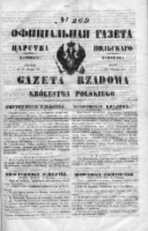 Gazeta Rządowa Królestwa Polskiego 1850 IV, Nr 269